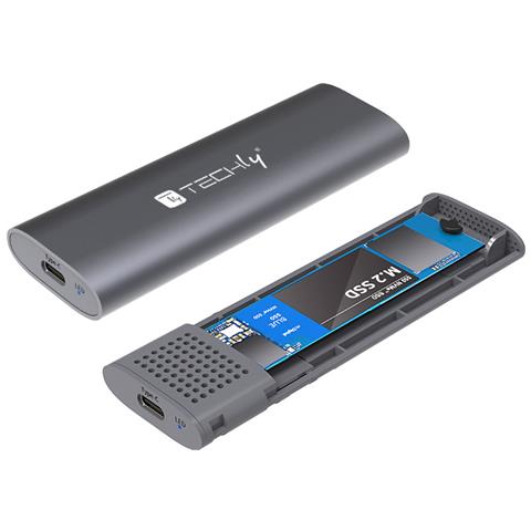 Box Esterno USB 3.0 Per HDD/SSD 2.5" - Case Esterno SATA Con Indicatore LED Nero