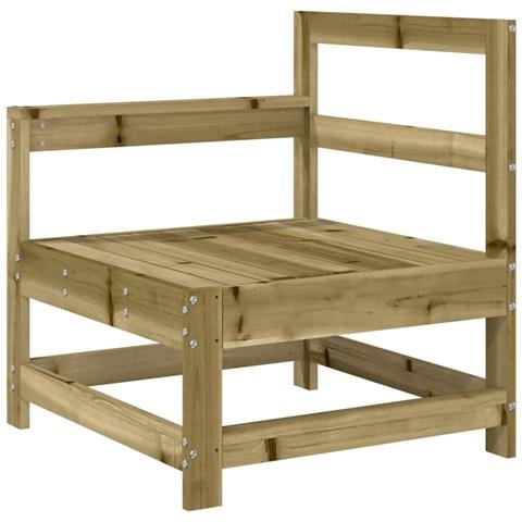 Set Salotto Da Giardino 5 Pz In Legno Impregnato Di Pino - Foto 3