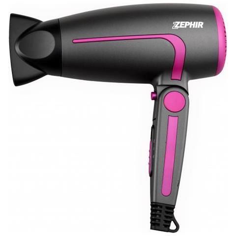 AsciugaCapelli ZHB1600 Potenza 1600 W Colore Nero /Rosa - Foto 1