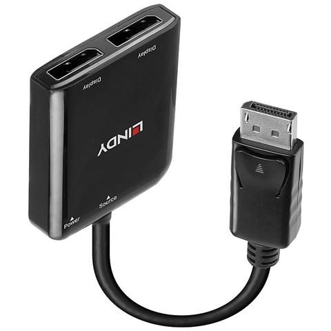 38430 hub di interfaccia DisplayPort 21600 Mbit /s Nero - Foto 1