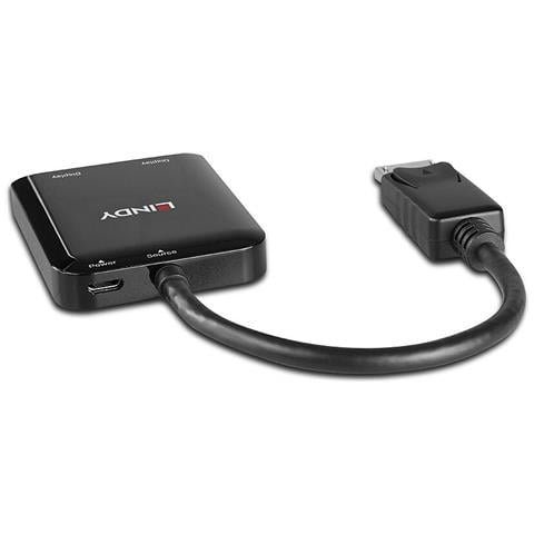 38430 hub di interfaccia DisplayPort 21600 Mbit /s Nero - Foto 2