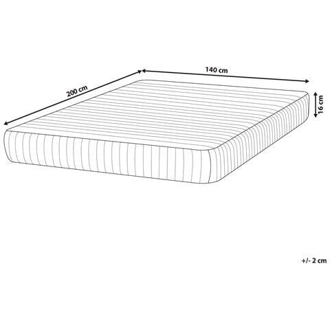 Materasso A Molle Insacchettate Misty Duro 140 X 200 Cm - Foto 8
