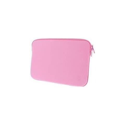 Custodia Per Macbook 12 Pollici In Mousse Con Chiusura Lampo, Rosa - Foto 2