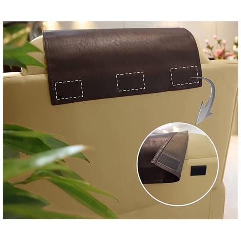 Protezione Per Poggiatesta Del Divano, Fodera Per Poggiatesta Per Poltrona Reclinabile Darkgrey - Foto 2