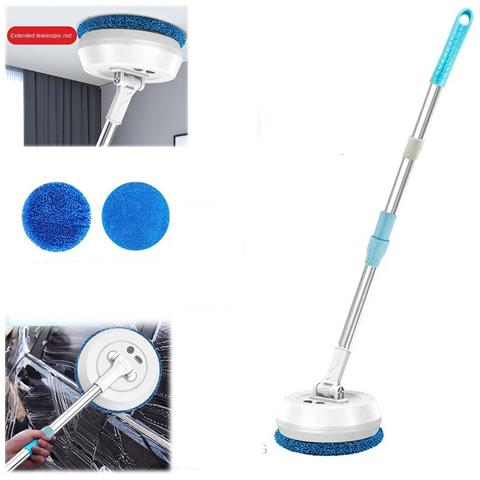 Spazzola Rotante Pulitore Finestre Auto Elettrico Vetro Asta Telescopica Aa102 - Foto 1