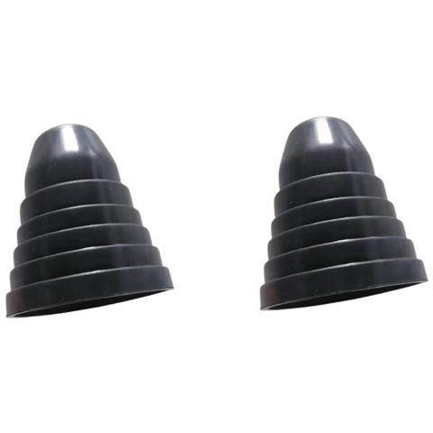 Copertura Antipolvere Per Fari Led Per Auto In Gomma Universale Resistente Al Calore Da 2 Pacchi Black S - Foto 1