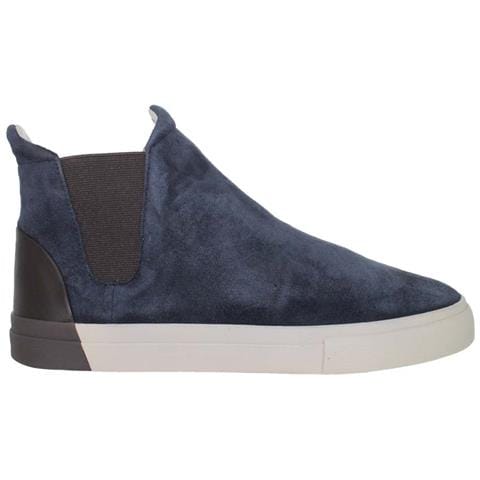 Scarpe Da Uomo In Pelle Scamosciata Blu Navy 44 - Foto 1