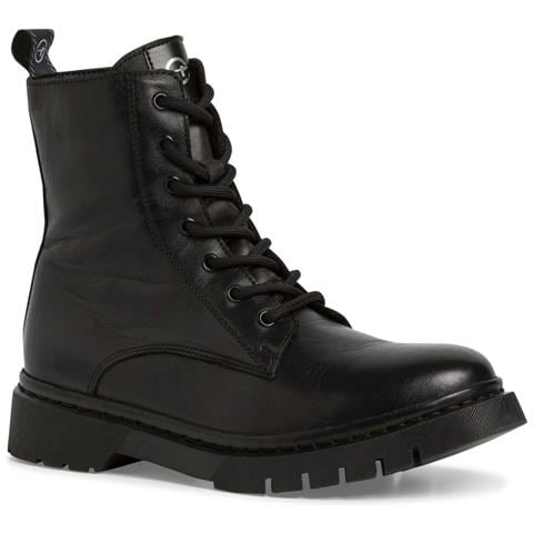 Black Casual Closed Booties Stivaletti Pelle Scarpe Donna Nero Eu 41, 1-25269-41 001 - Foto 1