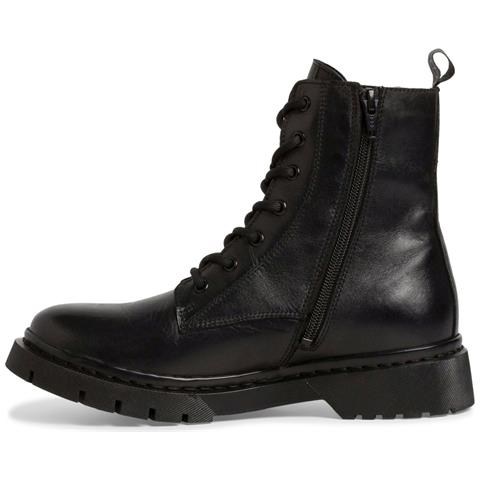 Black Casual Closed Booties Stivaletti Pelle Scarpe Donna Nero Eu 41, 1-25269-41 001 - Foto 3