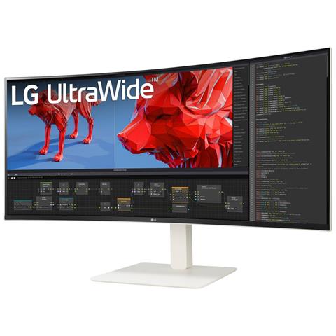 Monitor 37" LED IPS Curvo Gaming 38BR85QC-W QHD+ 3840x1600 Pixel Tempo di Risposta 1 ms Frequenza di Aggiornamento 140 (Hz) - Foto 3