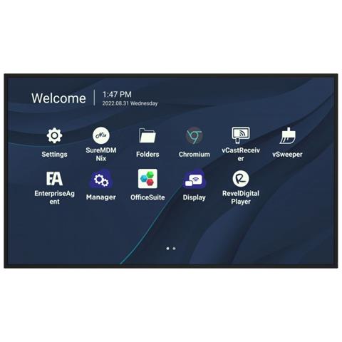 CDE9830 visualizzatore di messaggi 2,49 m (98") Wi-Fi 500 cd /m² 4K Ultra HD Nero Touch screen Processore integrato Android 11 - Foto 1