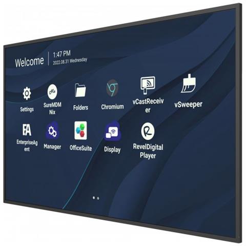 CDE9830 visualizzatore di messaggi 2,49 m (98") Wi-Fi 500 cd /m² 4K Ultra HD Nero Touch screen Processore integrato Android 11 - Foto 8
