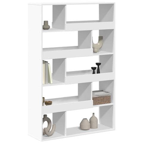 Libreria Bianca 100x33x156,5 Cm In Truciolato - Foto 3