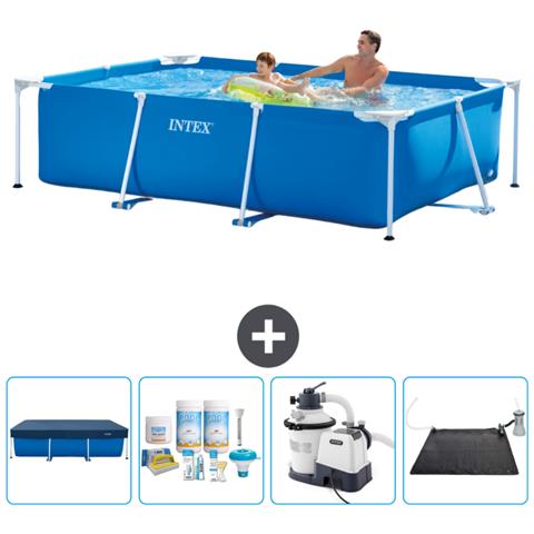 Piscina Fuori Terra - Rettangolo - 260x160x65 Cm - Blu - Include Accessori Coordinati Cb62 - Foto 1