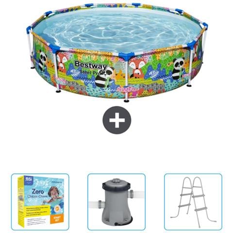 Piscina Fuori Terra - In Giro - 274x66 Cm - Multi - Include Accessori Coordinati Cb9 - Foto 1