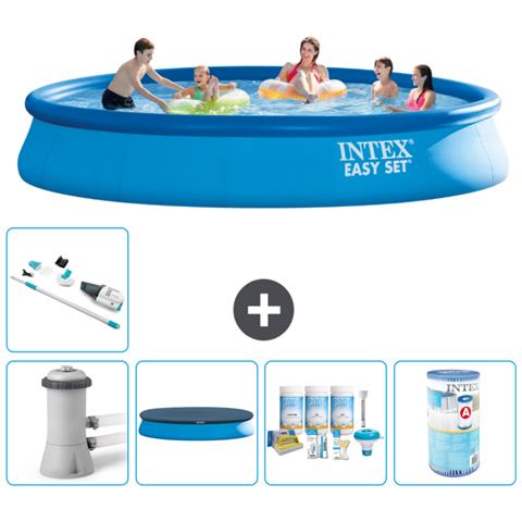 Piscina Fuori Terra - In Giro - 457x84 Cm - Blu - Include Accessori Coordinati A1170 - Foto 1