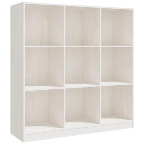 Lusso Casadino - Libreria/divisorio Bianco 104x33,5x110 Cm In Massello Di Pino - Foto 1