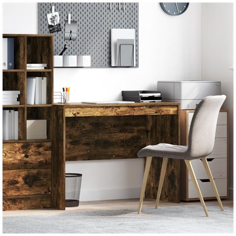 Scrivania Rovere Affumicato Truciolare 100 x 50 x 76 cm - Foto 2