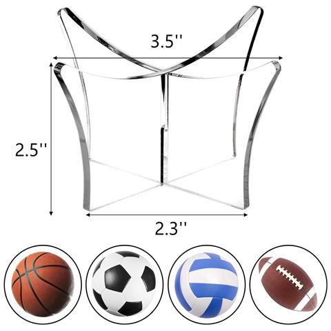 Set Di Supporti Per Palloni In Acrilico, 12 Pezzi, Per Esposizione Palloni - Foto 5