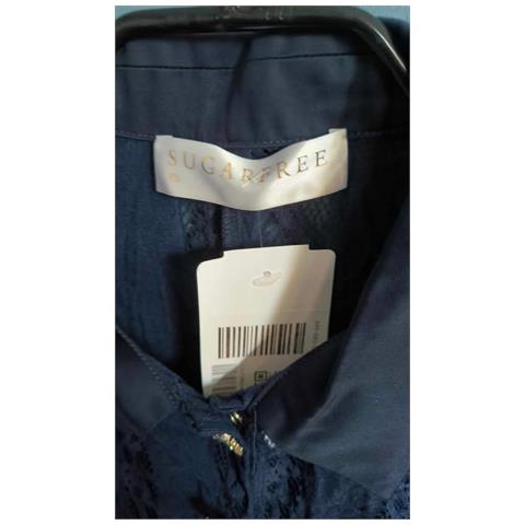 Sugarfree Abito Estivo Da Donna Traspirante Blu Navy Xs - Foto 2