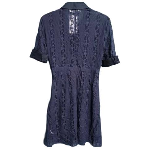 Sugarfree Abito Estivo Da Donna Traspirante Blu Navy Xs - Foto 5