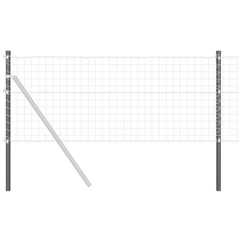 Pali per Recinzione 12 pcs Grigio 120 cm - Foto 1