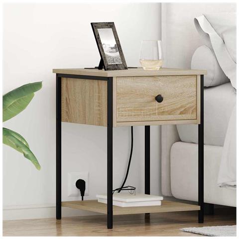 Armadio da Notte 2 pcs rovere sonoma 42 x 41 x 56 cm - Foto 2