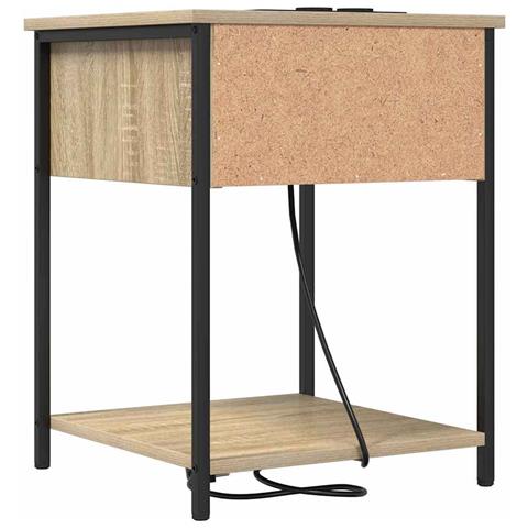 Armadio da Notte 2 pcs rovere sonoma 42 x 41 x 56 cm - Foto 9