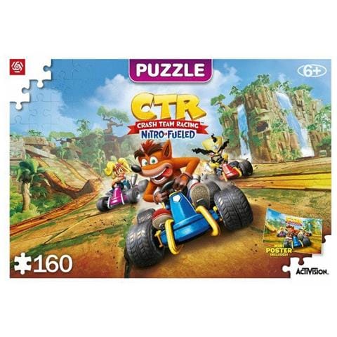 Kids Puzzle: Crash Team Racing Nitro-Fueled 160 pz Video game - Foto 1