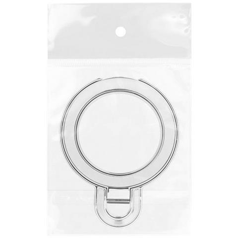 Supporto Da Dito Ring Holder Stand Magsafe Anello Adesivo Silver  Per Smartphone - Foto 5
