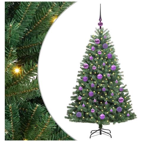 Albero di Natale Artificiale con Rami Pieghevoli Verde 120 cm - Foto 1