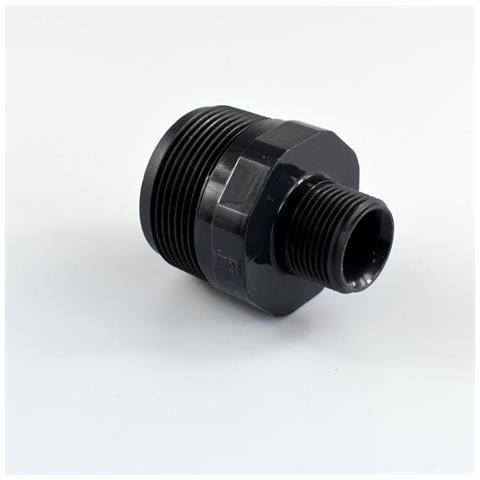 Raccordo Pvc Ridotto Doppio Nipplo Pvc-u Ag 1 1/2 X 3/4 - Foto 1