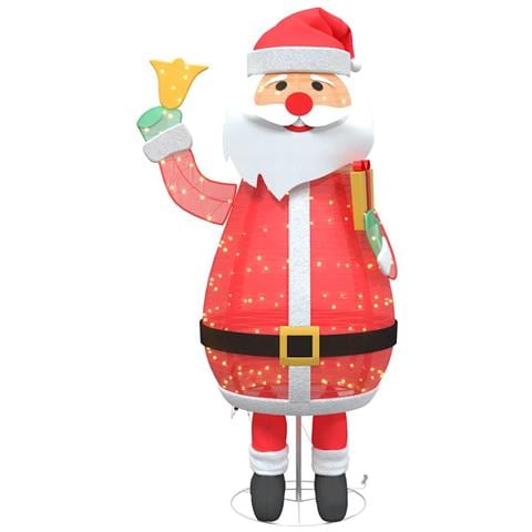 Babbo Natale di Natale Bianco caldo 100 x 180 cm Tessuto - Foto 1