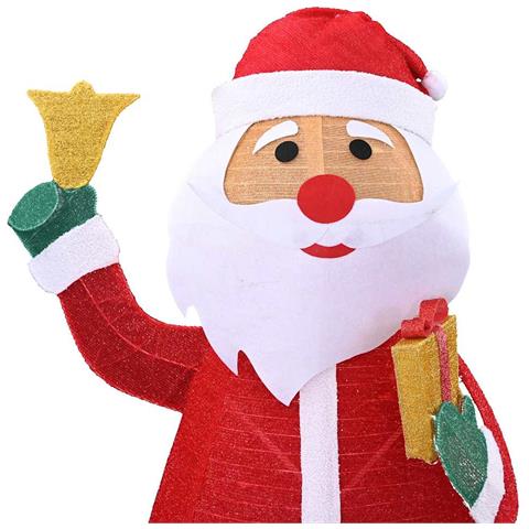 Babbo Natale di Natale Bianco caldo 100 x 180 cm Tessuto - Foto 9