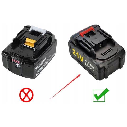 Caricabatterie Rapido 21v 1,2a Con Led - Compatibile Con Batterie Litio Animal Pro E Makita 18-21v | Protezioni Elettroniche | Nero - Foto 3