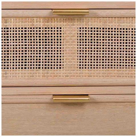 Scaffale In Legno E Rete Marrone 90x37x189h - Foto 8