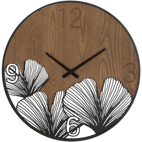 Orologio Da Parete Vkh260-marrone-metallo-60x2x60 Cm - Foto 1
