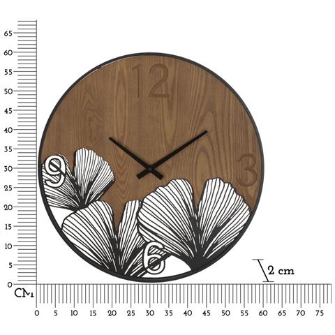 Orologio Da Parete Vkh260-marrone-metallo-60x2x60 Cm - Foto 6