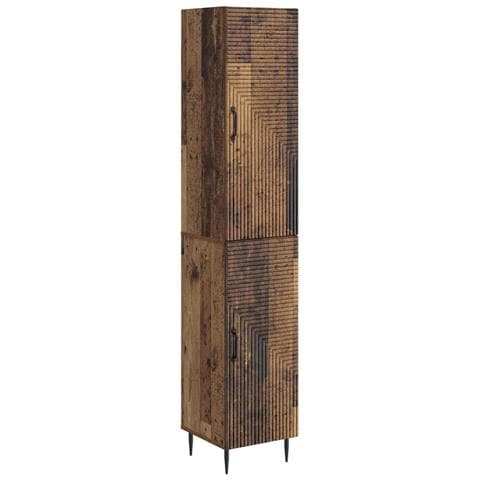 Set di armadi 2 pcs Legno antico 33 x 34,5 x 89,5 cm - Foto 1