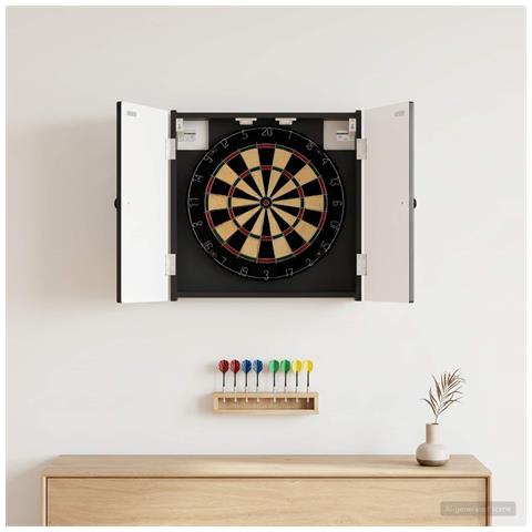 Armadio per Dartboard BREDA Nero 52,5 x 10,5 x 53,5 cm - Foto 2