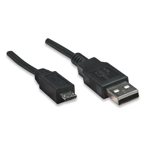 ICOC MUSB-A-030 - Cavo USB 2.0 A maschio / Micro B maschio 3,0 m Nero - Foto 1