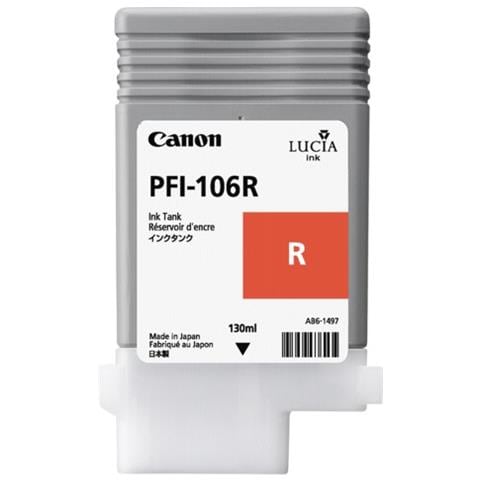 PFI-106R Cartuccia Ink Originale Rosso per iPF6300 / iPF6350 - Foto 3