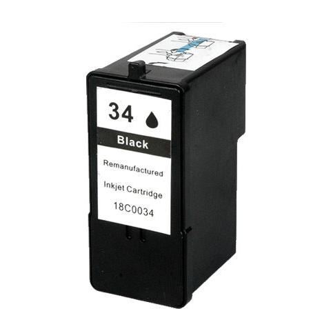 Cartuccia 34 Nera Compatibile Per Lexmark X5250 X8350 Z810 Z818 18c0034e Capacità 20ml - Foto 1
