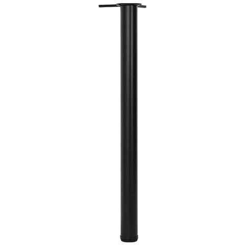 Set 4 Gambe Nere Per Tavolo Regolabili In Altezza 870 Mm - Foto 2