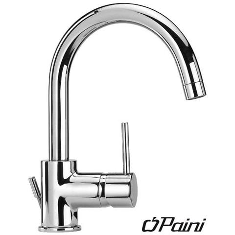 Paini Miscelatore Lavabo Con Bocca Orientabile E Scarico Automatico Cox 78cr250 - Cromato Lucido - Foto 1