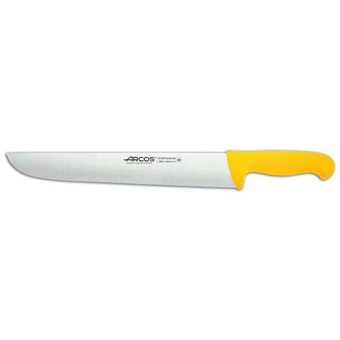 Serie 2900 - Coltello da macellaio - Lama Acciaio Inossidabile Nitrum 350 Mm - Manico Polipropilene Colore Giallo - Foto 1