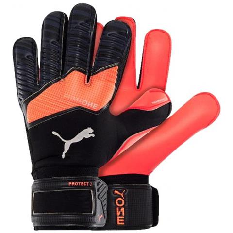Puma One Protect 1 Guanti Portiere Adulto Con Stecche white//black//orange
