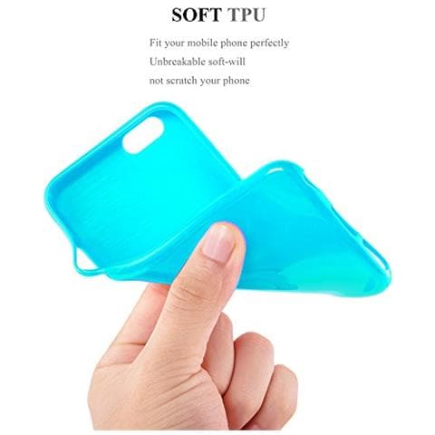 Custodia Compatibile Con Apple Iphone 6 / Iphone 6s In Jelly Celeste - Coperchio Protettivo In Silicone Tpu Flessibile - Foto 2