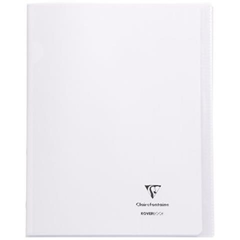 Clairefontaine 984420c Quaderno Rilegato Koverbook 24 X 32 Cm 48 Impagina Quadretti È Cresciuta In Copertina Polipropilene Trasparente Incolore - Foto 1