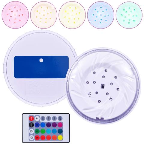 Luce LED Galleggiante e Subacquea con Telecomando Multicolore - Foto 1